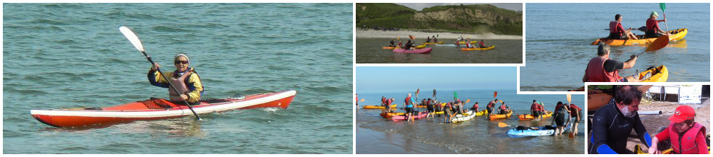 Kayak de Mer à Omaha Beach (Calvados)